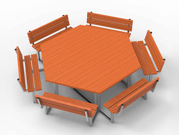 Table&Bench III – outdoor tables and benches
