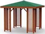 Wooden Gazebo Model 2 – wooden gazebo