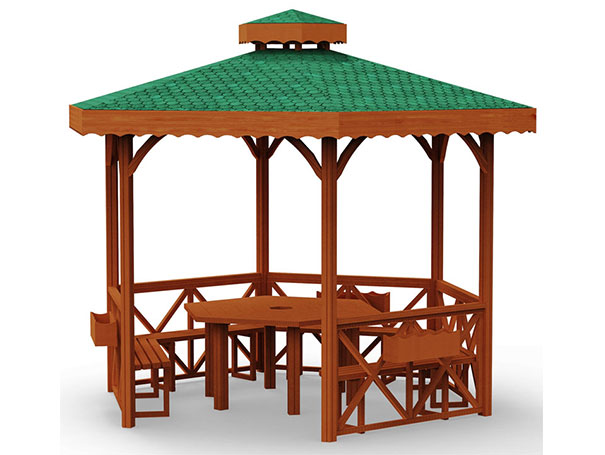 Wooden Gazebo Model 7 – wooden gazebo