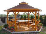 Wooden Gazebo Model 7 – wooden gazebo