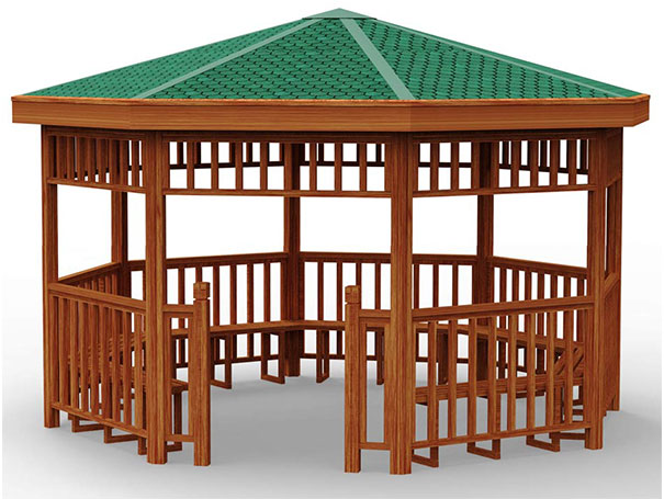 Wooden Gazebo Model 9 – wooden gazebo