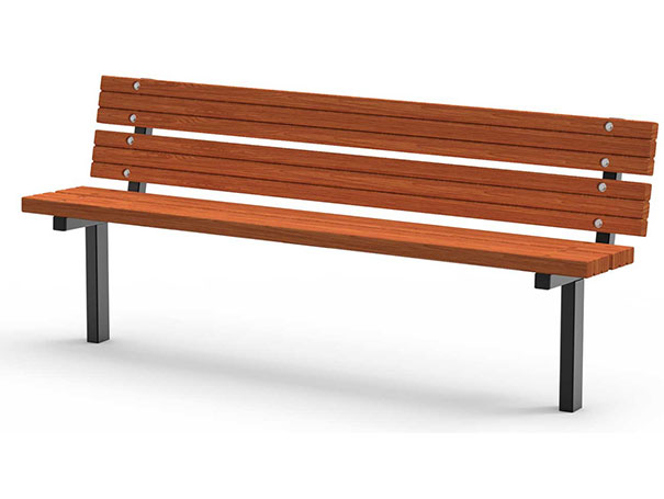 Wooden&Metal Bench – outdoor tables and benches