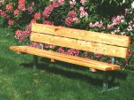 Wooden&Metal Bench – outdoor tables and benches