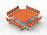 Quadro Table-Bench – outdoor tables and benches
