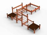 The Obstacles II – wooden children's playground