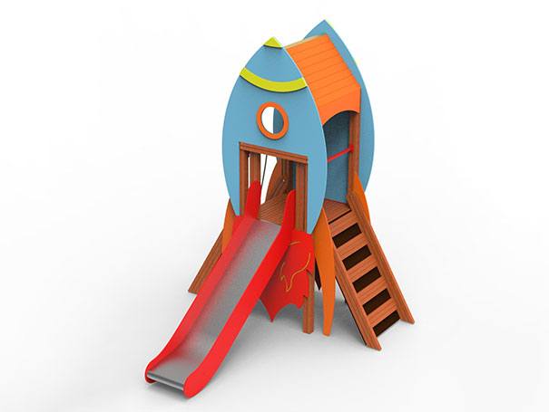 Rocket – wooden children's playground