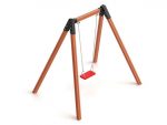 Single Swing – wooden children's playground