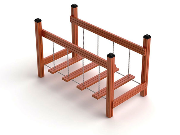 Chain Bridge – wooden children's playground