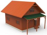 Wooden House Model 4 – wooden house