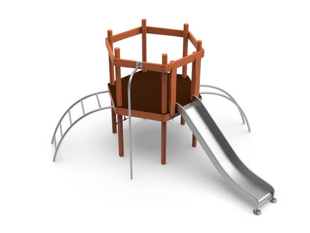 Fuji – natural wooden playground