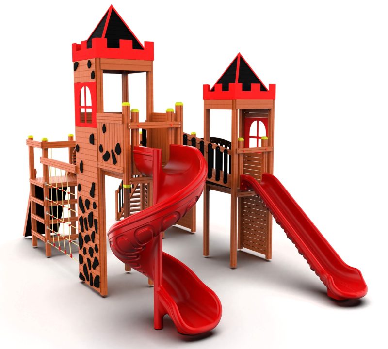 Astronomy Château – wooden castle playground