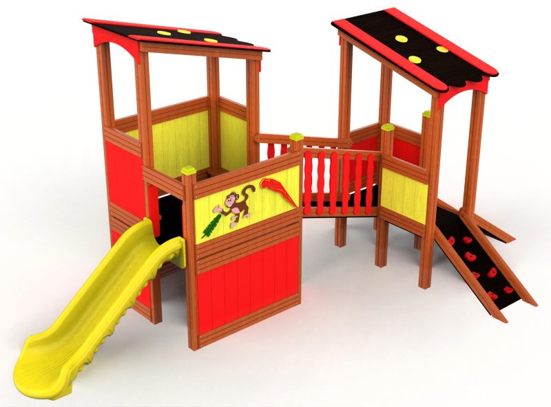 Don Quijote Castle – wooden children's playground