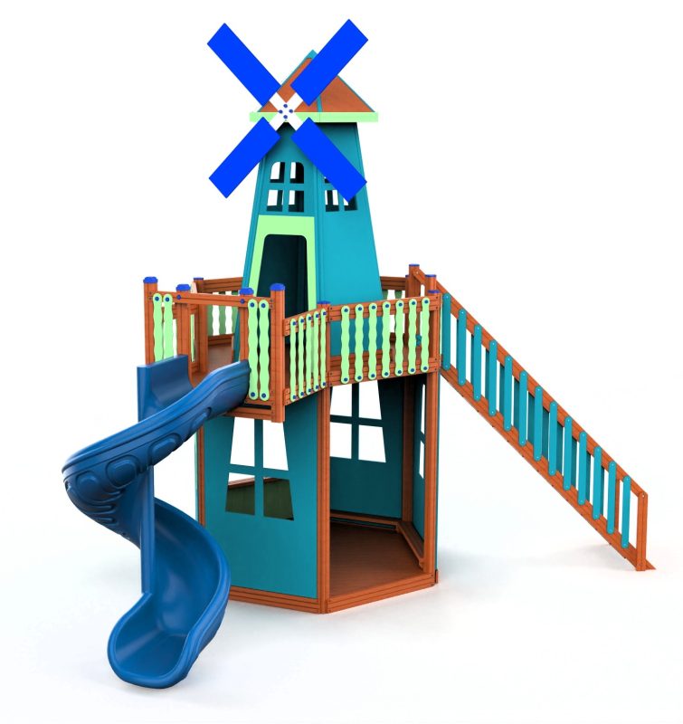 Mill – wooden children's playground