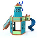 Mill – wooden children's playground