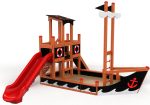 Fisher Boat Earth Nature – natural wooden playground
