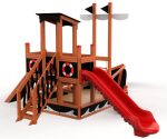 Fisher Boat Earth Nature – natural wooden playground