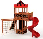 Hexagon Castle – wooden castle playground