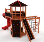 Hexagon Earth Nature – natural wooden playground