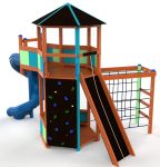 Hexagon – wooden children's playground