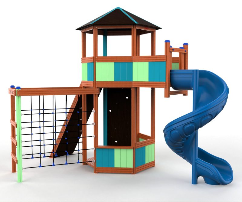 Hexagon – wooden children's playground
