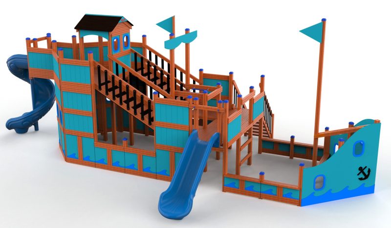 Big Ship – wooden children's playground