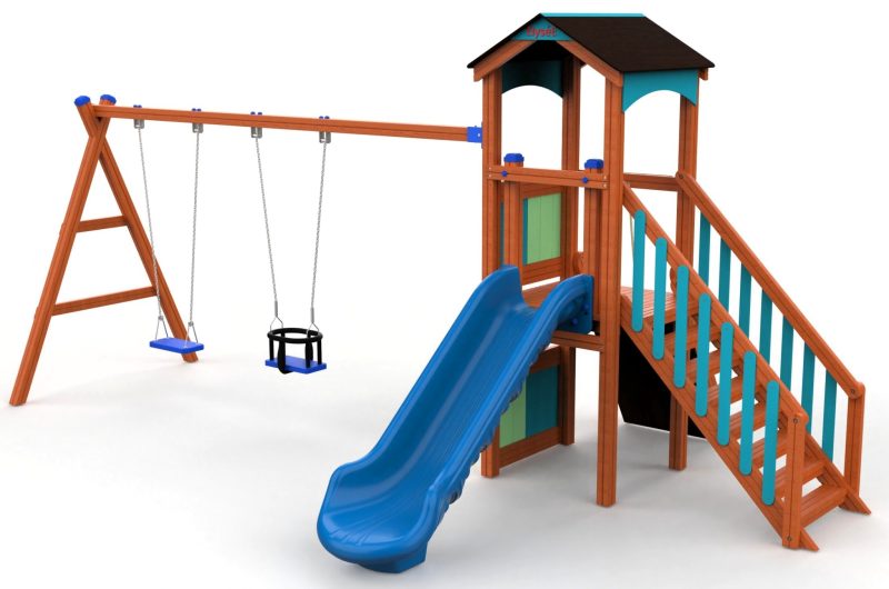 Pegasus – wooden children's playground