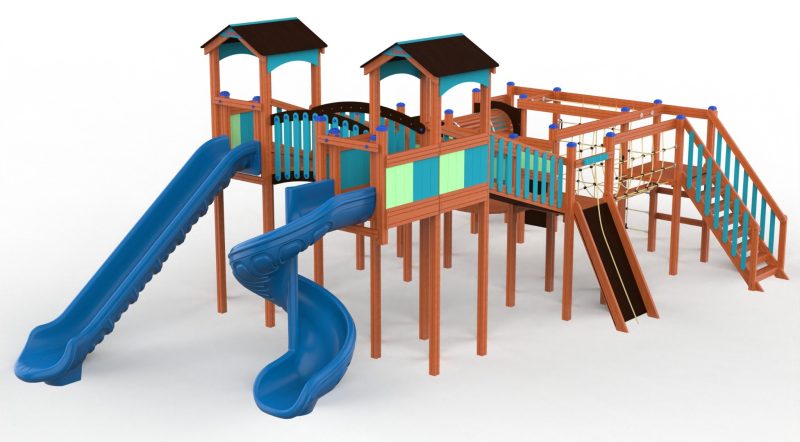 Pirate Star – wooden children's playground