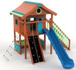 Wooden Game House – wooden children's playground