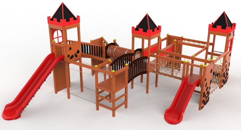 Vertigo Castle – wooden castle playground