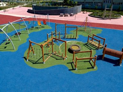 Playground layout and landscaping — Elysee