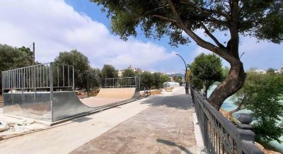 Outdoor skatepark and skate ramps — Elysee