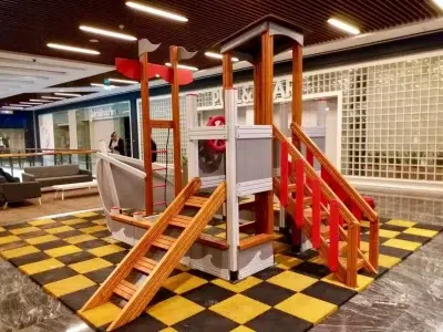 Ship-themed wooden playground — Elysee