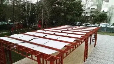 Wooden pergola — Elysee