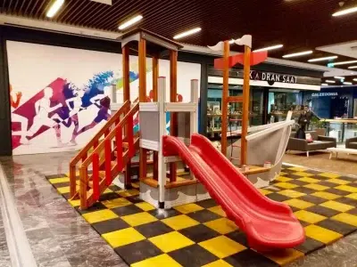 Ship-themed wooden playground — Elysee