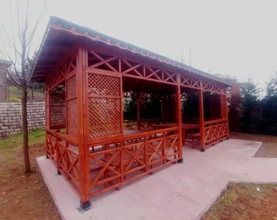 Wooden gazebo — Elysee